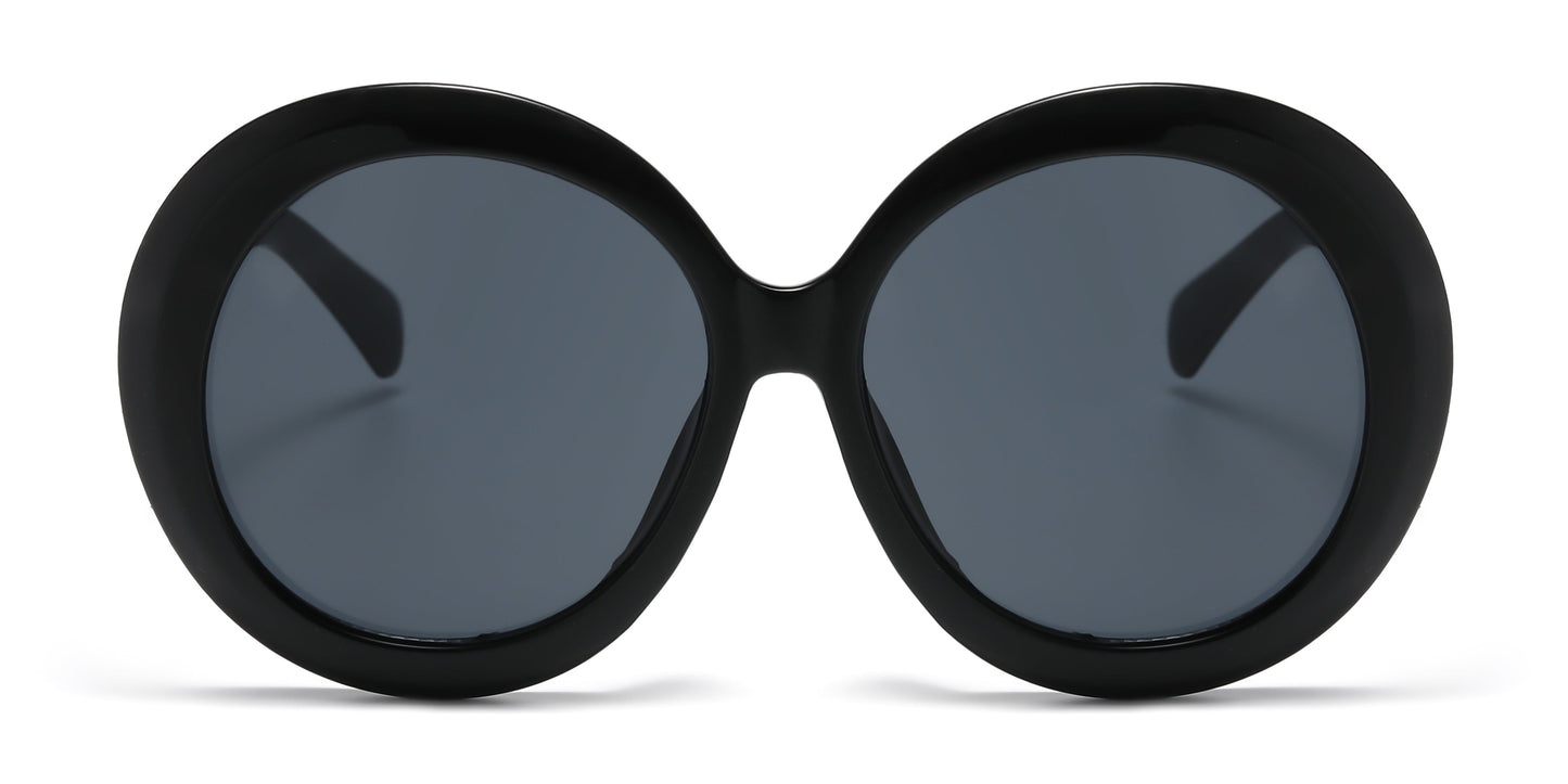 2685 - Large Round Plastic Sunglasses