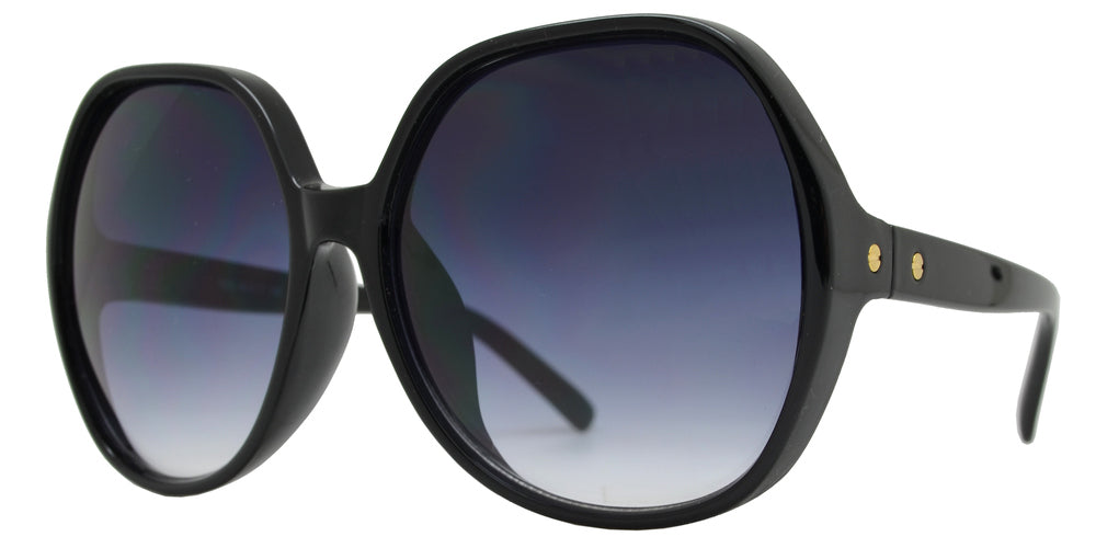 7990 - Large Oval Plastic Sunglasses