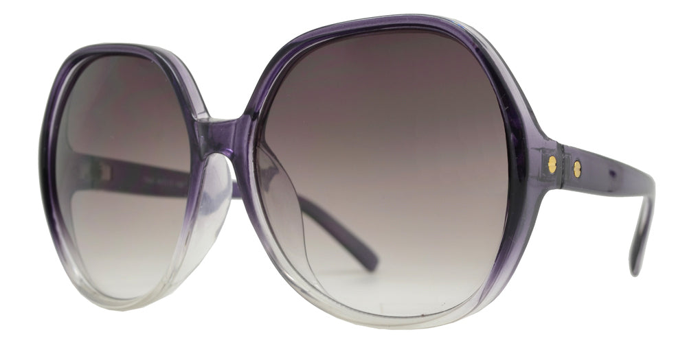 7990 - Large Oval Plastic Sunglasses