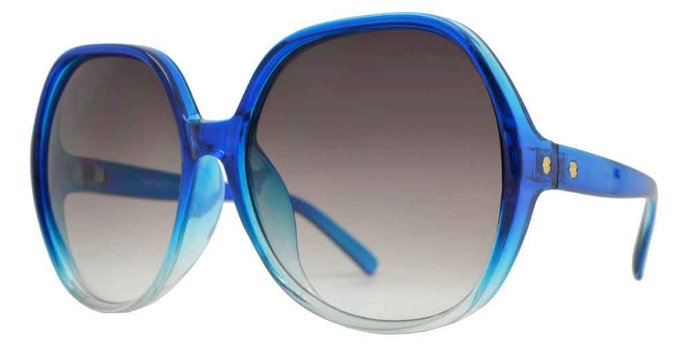 7990 - Large Oval Plastic Sunglasses
