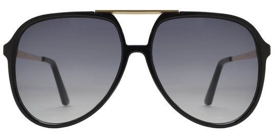 8928 - Flat Top Plastic Sunglasses