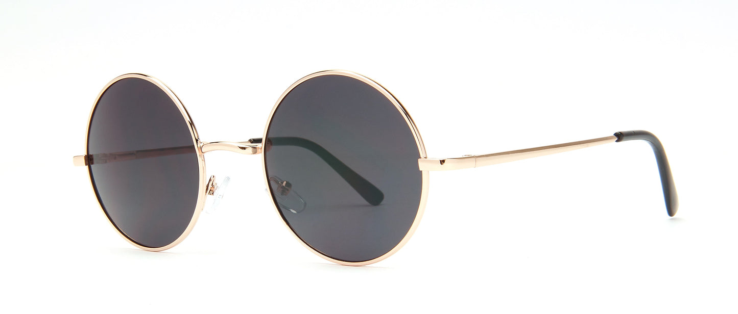 8996 - Small Round Metal Sunglasses