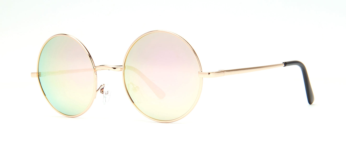8996 - Small Round Metal Sunglasses