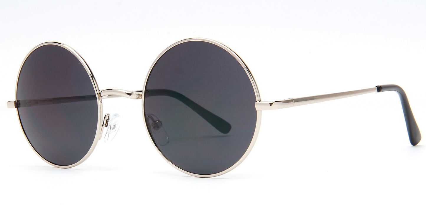 8996 - Small Round Metal Sunglasses