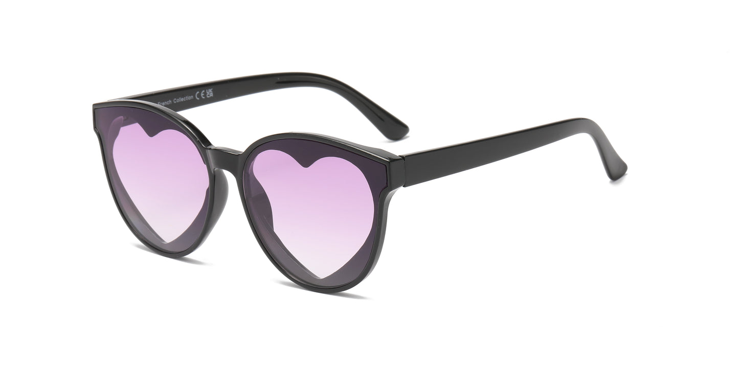 FC 5818 - Heart Plastic Sunglasses