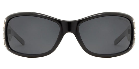 PL 7808 BX - Women's Rectangular Polarized with Metal Accent and Rhinestones